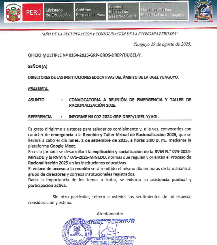 Imagen Comunicado